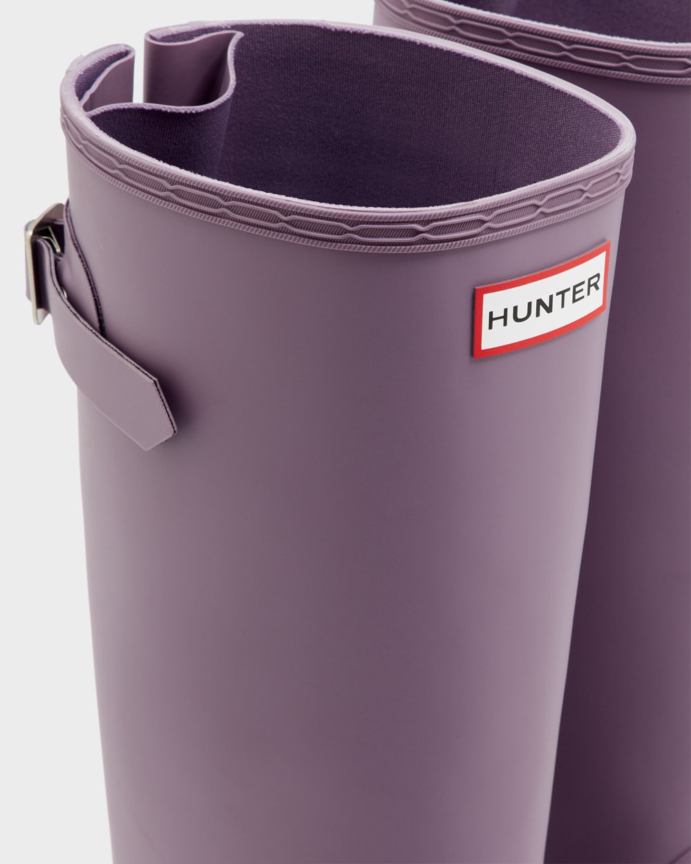 Galochas Altas Hunter Feminina Roxo - Original Back Adjustable - 90ZNQBFXP